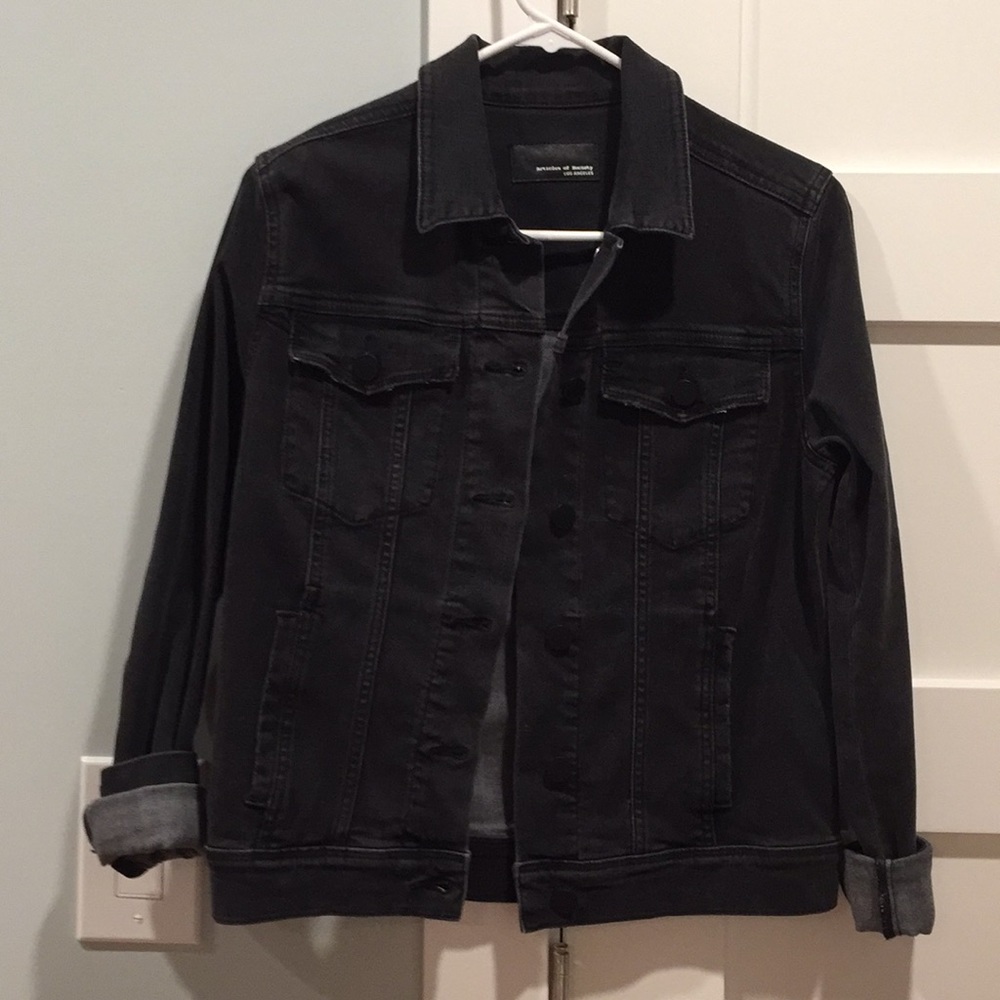 NWOT Articles of Society black jean jacket